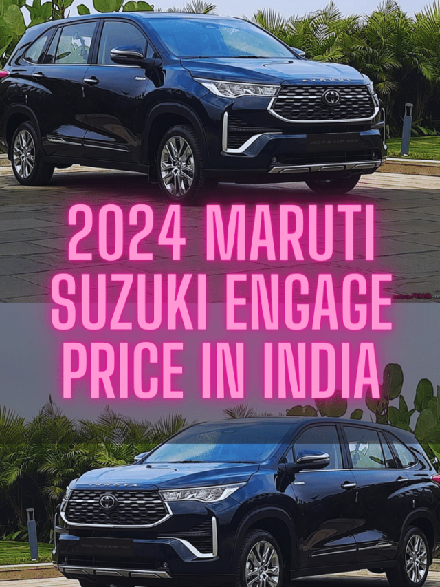 2024 Maruti Suzuki Engage Price in India